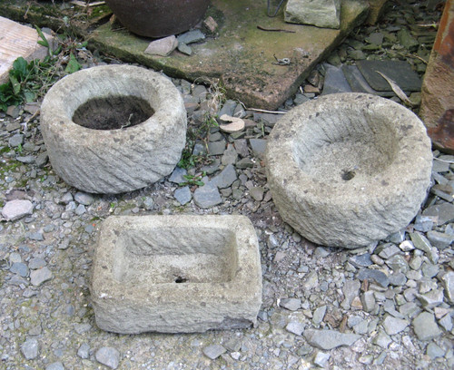 Reconstituted stone garden - stone,