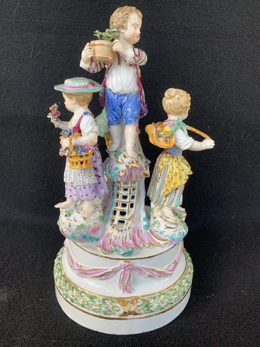 Meissen gardener children - gardener,