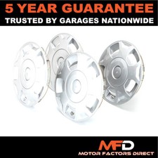 4x 16" Silver Wheel Trim Hub