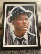 ZINSKY (BRITISH CONTEMPORARY) 'FRANK SINATRA IV' SIGNED ORIGINAL VERY LARGE