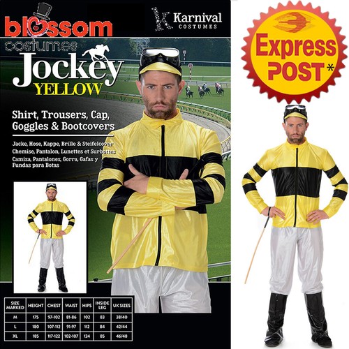 Ca248 yellow jockey horse - ca248,