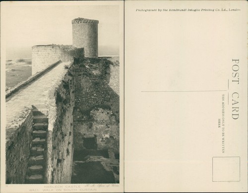 Harlech castle wall walk - castle,