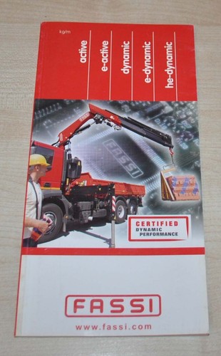 Fassi crane model range truck - crane,