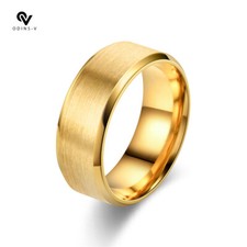 8mm Men Women Couple Stainless