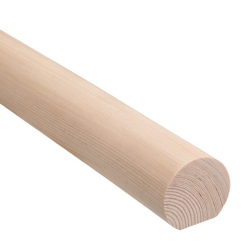 54mm hemlock wood mopstick - hemlock,