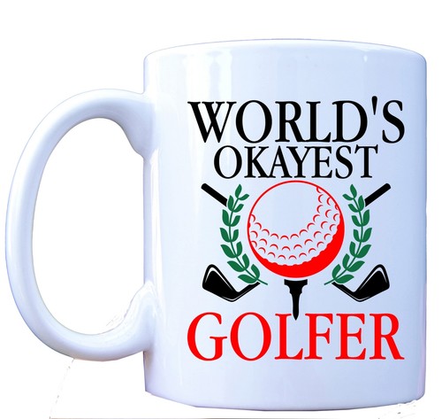 World okayest golfer mug - world’s,