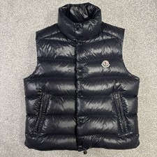 Moncler Tib Gilet Navy Size 2 S/M 100% Authentic