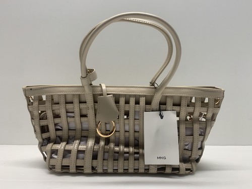 Mango braided handbag - mango,
