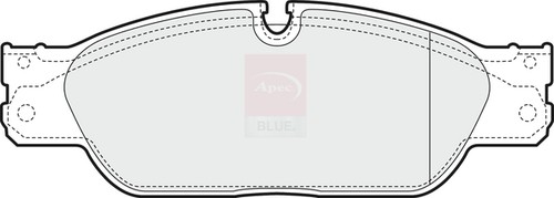 Brake pads set - brake, xj