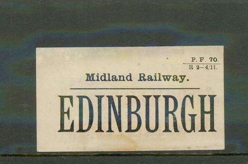 Midland railway luggage - railway, (mr)