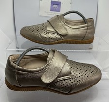 Damart Cushion Walk Women’s Gold Comfort Fasten Derby Shoes Size UK 7