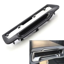 New Rear Armrest Cup Holder Trim For Audi A6 A7 RS6 RS7 2011-2017 Carbon Fiber