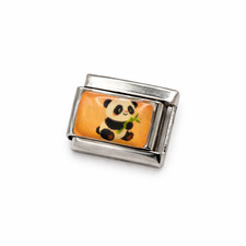 Cute Panda Italian Charm Link
