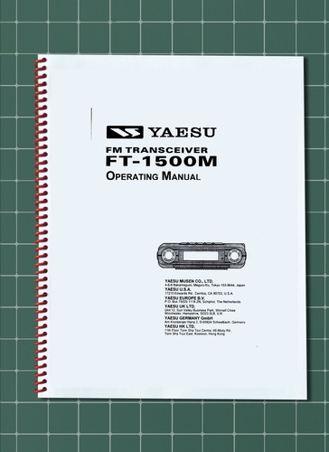 Yaesu 1500m operating - yaesu, —