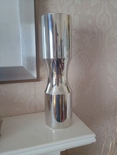 Gleam Pewter Groove Vase