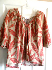 Primark Blouse Size 10 Orange