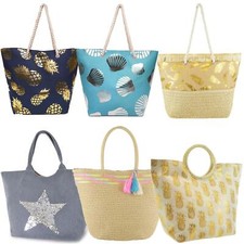 Women Straw Beach Bags Ladies
