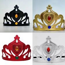 Princess Headdress Queen King Crown Birthday Party Wear Fancy Dress Costume