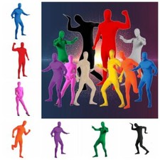 Kids Adult Invisible Morph Zentai Suit Costume Party Dress Full Body Bodysuit