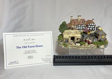 The Old Farm House Vintage Scene Tractor Jane Hart Danbury Mint