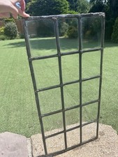 Reclaimed, old Glass, Lead Light Glass Window Panel