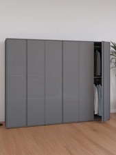 Layton Grey 6 Door Wardrobe | Family Bedroom Storage | Free Delivery UK