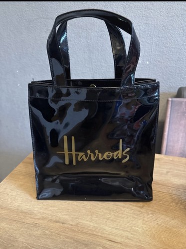 Harrods black tote - harrods,