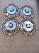 FORD GRANADA MARK 1 STAINLESS STEEL WHEEL TRIMS ORGINAL FACTORY ITEM