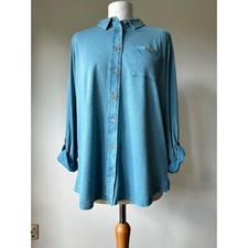 White Stuff Blue Washed Jersey