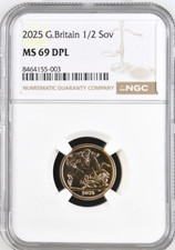 2025 Gold Half Sovereign NGC