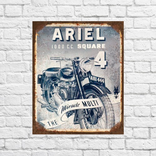 Ariel 1000 square tin - 1000, cc