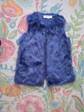 Harvey and Jones Blue Faux Fur