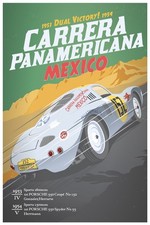 Carrera Panamericana Mexico Porsche 550 Racing Artwork–HQ Digital