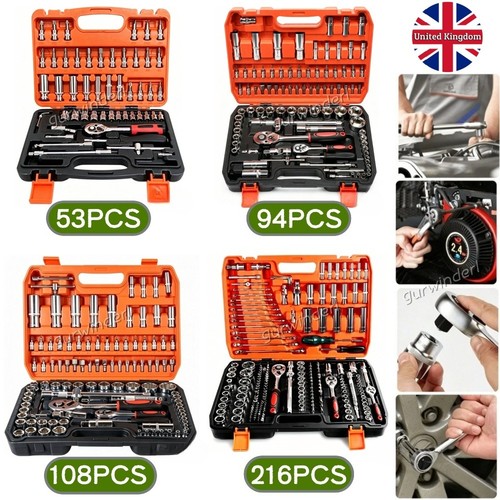 216pcs socket set - 3/8, 1/2"