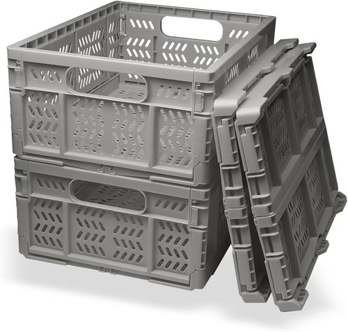 Pack foldable storage crates - foldable,