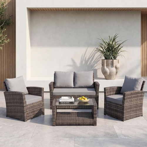 Piece rattan garden - 4,