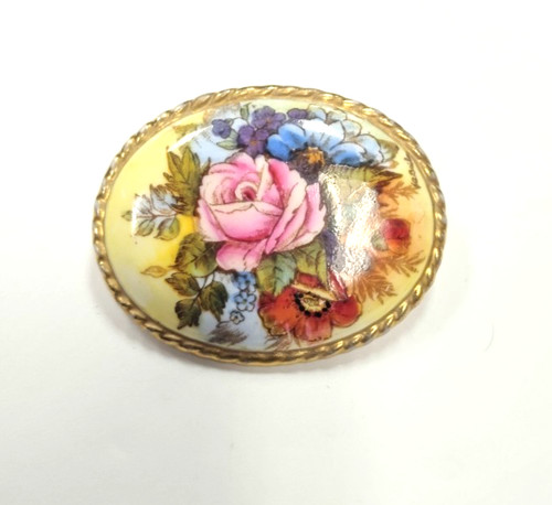 Vintage aynsley floral - floral, oval