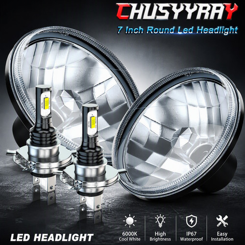 Pair inch round led - pair,
