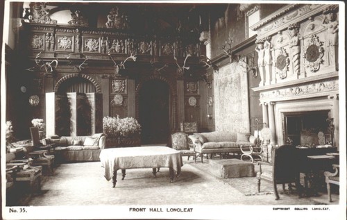 Longleat house front hall - front,