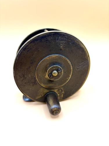 Brass salmon reel - , of