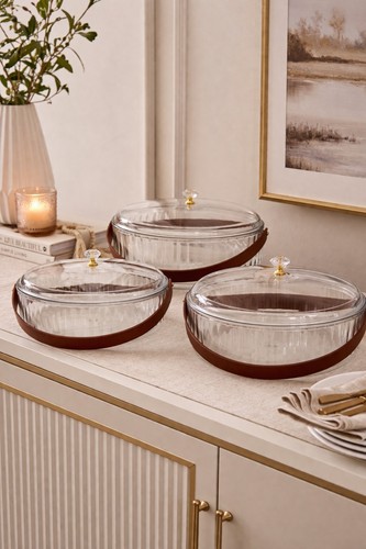 Large clear cake carrier - 10”,