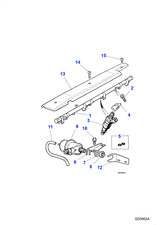 Jaguar Genuine Vacuum Hose