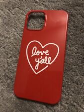 Addison Rae Love Y’all merch Red iPhone 12 Phone Case Official Merchandise Immac