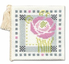 Mackintosh Rose Needle Case Cross Stitch Kit (Textile Heritage)