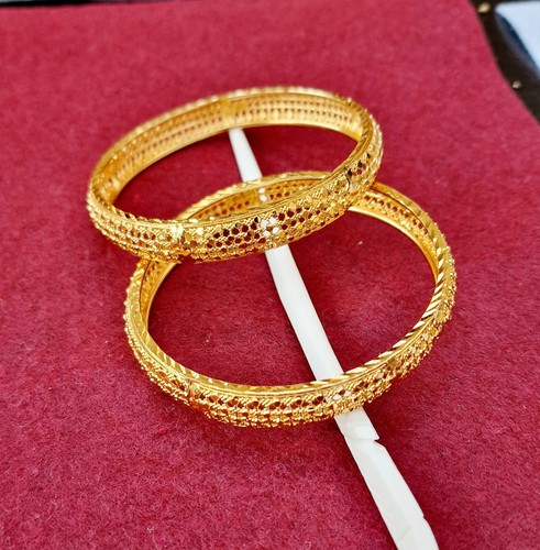 22k gold plated indian bangles - indian,