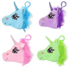 Unicorn Plush Soft Toy Gigi Queen Purse - 4 Colours - NEW