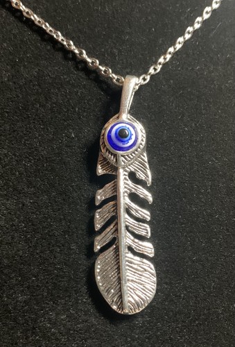 Evil eye necklace pendant - evil,