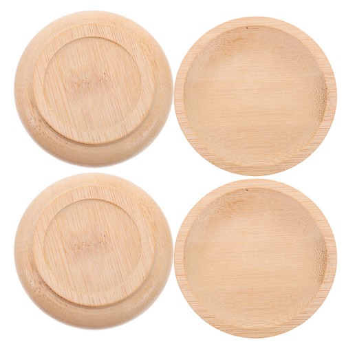 Pcs bamboo serving dishes - 4,