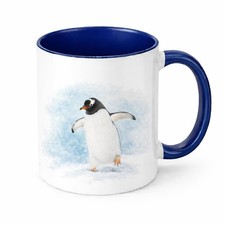 Penguin Watercolour Mug Brew