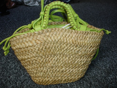 Quirky straw basket - quirky,
